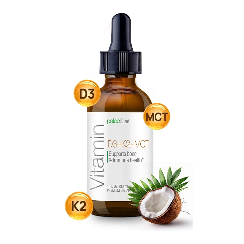 Vitamin D3+K2+MCT Oil – Essential for Strong Bones & Immunity