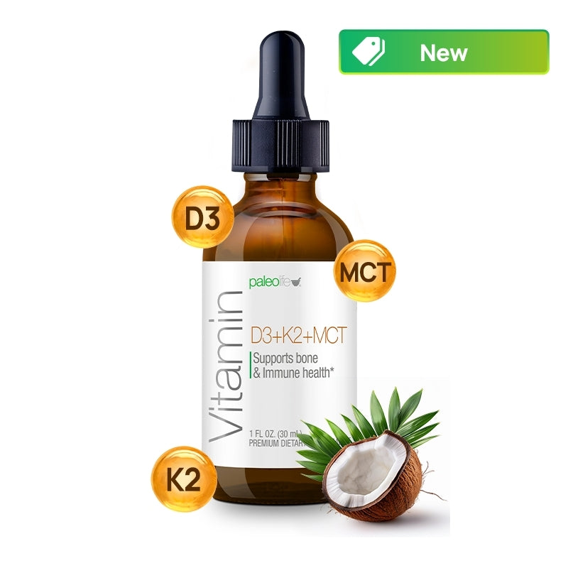 Vitamin D3+K2+MCT Oil – Essential for Strong Bones & Immunity