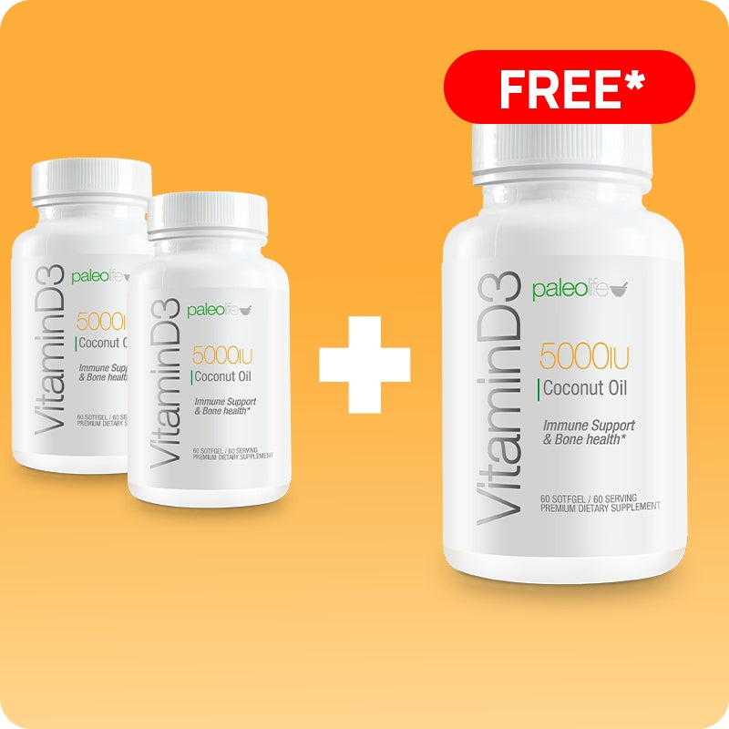 Vitamin D3 5000 IU + Coconut Oil