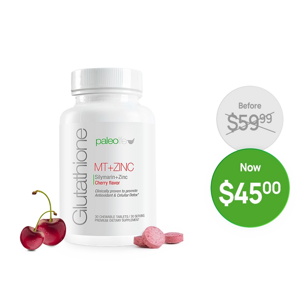 lecithin silymarin glutathione zinc amino acids & vitamins tablets MT + Zinc: Detox – Paleolife US Iron nanoparticles mitigate lead Treat Skin Conditions Size:8