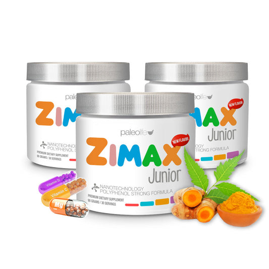 Zimax Junior: NEW NATURAL ANTIOXIDANT FLAVOR! 3 MONTHS OF ANTIOXIDANTS - Cusifit