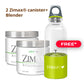 2 Zimax® Canister + Portable Blender
