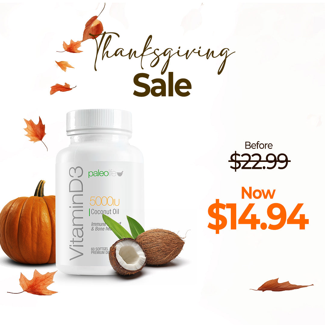 Vitamin D3 5000 IU + Coconut Oil