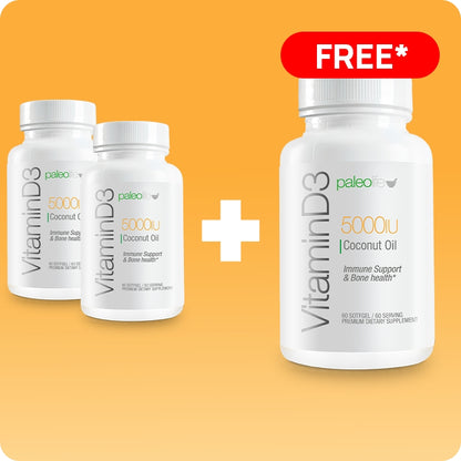 Vitamin D3 5000 IU + Coconut Oil