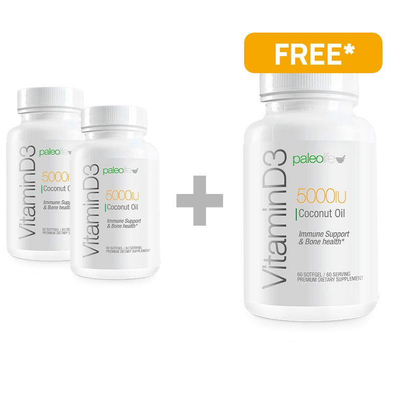 3X2 VitaminD3 5000 IU + Coconut Oil