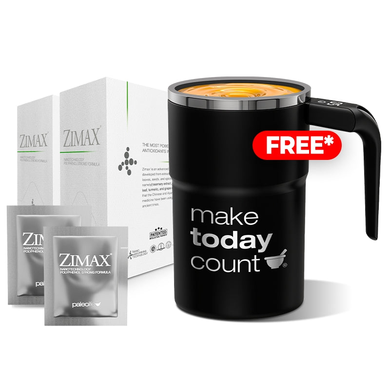2 Zimax® Sachets + Free* LED Mug
