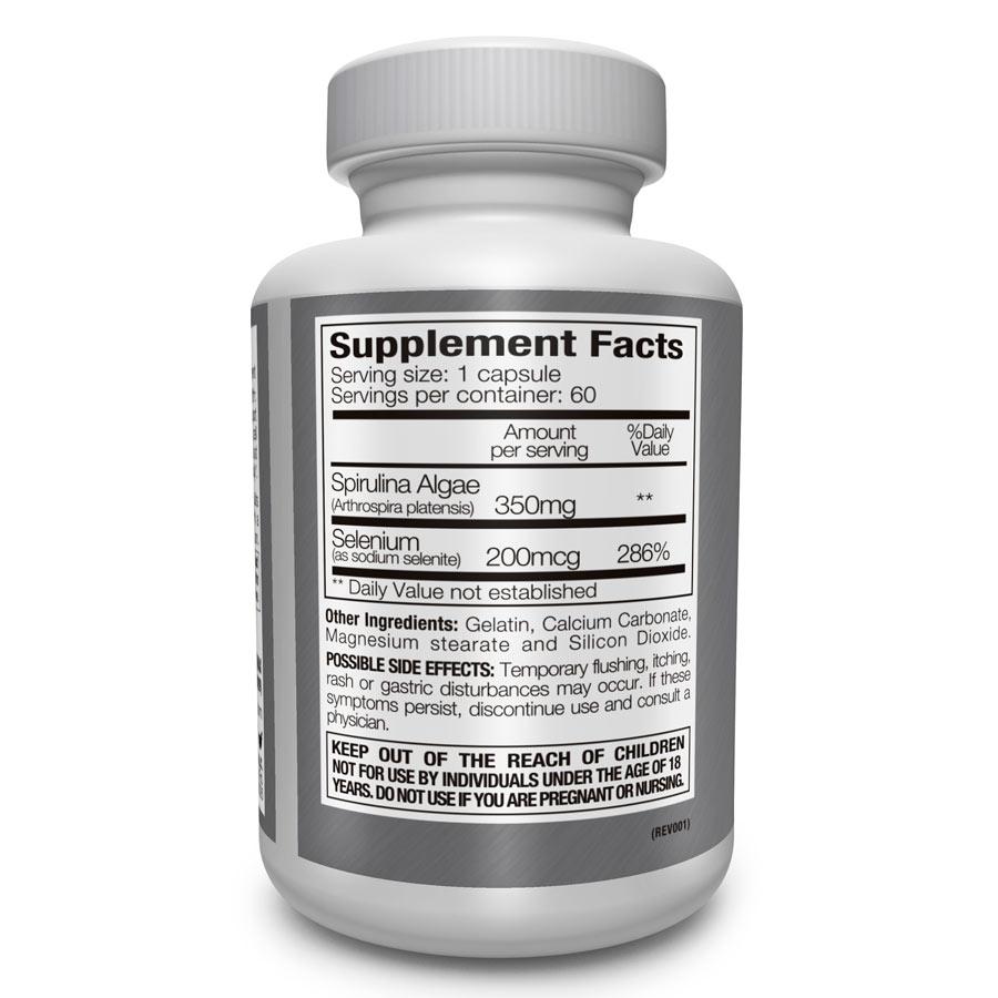 Selenium Spirulina Nutrition Facts